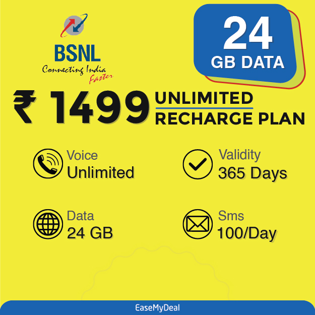 BSNL 1499 Unlimited Recharge Plan BSNL 1499 Plan Detail