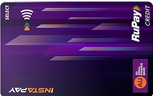 AU InstaPay Rupay Credit Card (Only for Existing AU Credit Card Holders)