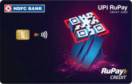 UPI Rupay HDFC Credit Card (Only for Existing HDFC Credit Card holders)