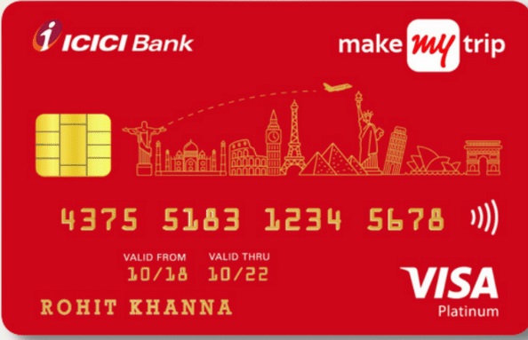 ICICI Bank MMT Platinum Credit Card