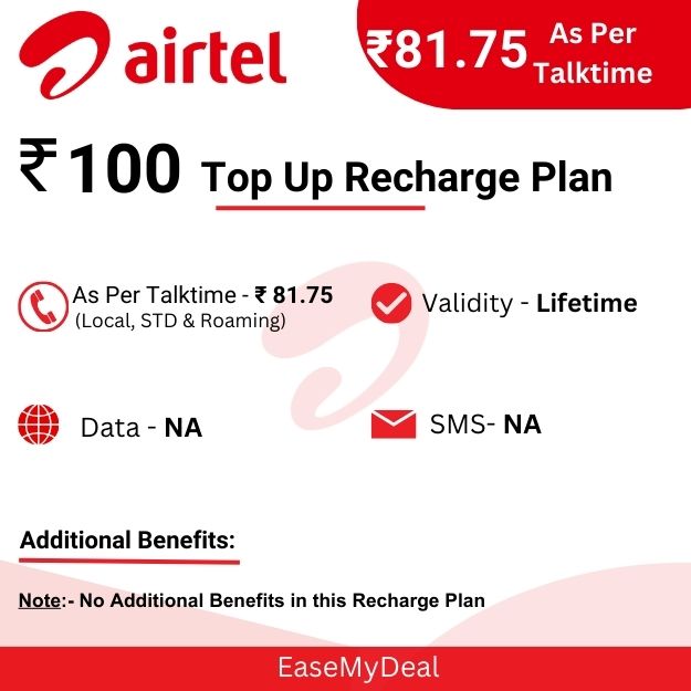  Airtel 100 Recharge Plan
