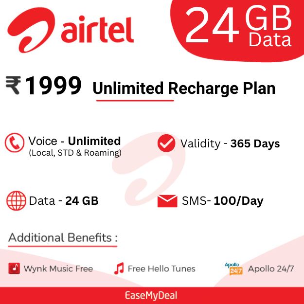Airtel 1999 Recharge Plan