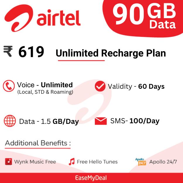 Airtel 619 Recharge Plan