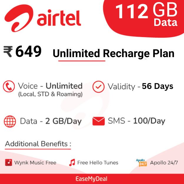 Airtel Recharge Plan 649